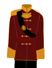 Long Patrol Mountain Home Guard Adjutant Major dress uniform.