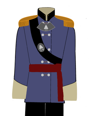 Long Patrol 20th Mountain Captain dress uniform.