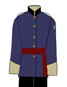 Long Patrol sergeant dress uniform.